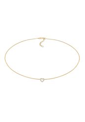 Elli Choker Herz 925 Silber, mit Kristallen von Swarovski® Ketten 1 ct Damen