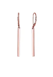 Elli - Ohrringe Hänger Stab, One Size, Goldrosa