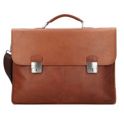 Esquire Dallas Aktentasche Leder 42 cm Laptopfach Laptoptaschen 1 ct Braun Herren