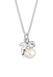 Elli Engel Süßwasserzuchtperle 925 Sterling Silber Ketten 1 ct Damen