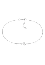 Elli Wellen Wave Strand Maritim 925er Silber Fußschmuck 1 ct Damen