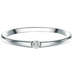 Trilani Diamant-Ring aus Sterling Silber in silber mit Diamant Ringe 1 ct Damen