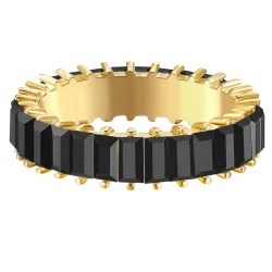 Yokoamii Ring Metall-Legierung Glaskristall in Gelbgold Ringe 1 ct Damen