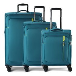 American Tourister Nitestream 4 Rollen Kofferset 3-teilig mit Dehnfalte Reisetaschen 1 ct Grau Herren