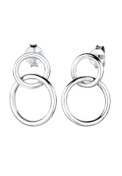 Elli Basic Kreis Geo Trend 925 Sterling Silber Ohrringe 1 ct Damen