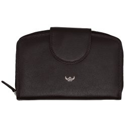 Golden Head Polo Damengeldbörse Portemonnaies 1 ct Schwarz