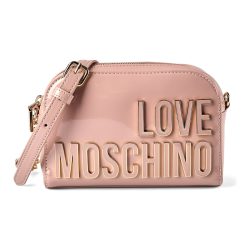 Love Moschino Enameled Logo Umhängetasche Handtaschen 1 ct Pink Damen