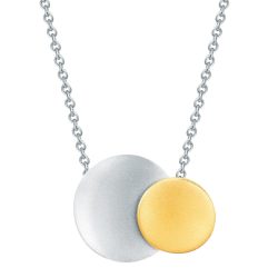Rafaela Donata Halskette aus Sterling Silber in Silber/Gelbgold Ketten 1 ct Damen