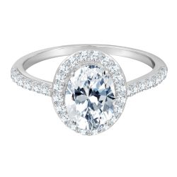 Trilani Ring aus Sterling Silber in silber mit Zirkonia Ringe 1 ct Damen