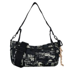 Desigual Newspaper Schultertasche Handtaschen 1 ct Schwarz Damen