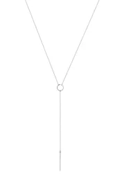 Elli Y-Kette Geo Trend Minimal 925 Sterling Silber Ketten 1 ct Damen