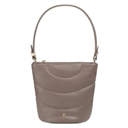 DuDu Barbara Schultertasche Accessoire-Trend für Herbst & Winter 2024 1 ct Grau Damen