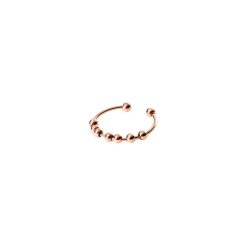 Purelei Shade Anxiety Ring 100% Edelstahl Ringe 1 ct Hellbraun Damen