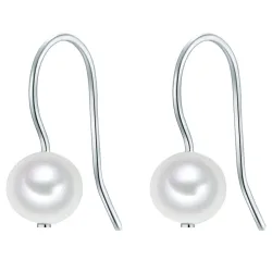 Valero Pearls - Ohrhänger, 22mm, Silber