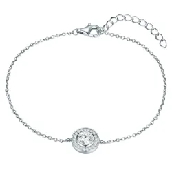 Rafaela Donata Armband Sterling Silber Zirkonia in Gelbgold Armbänder & Armreife 1 ct Damen