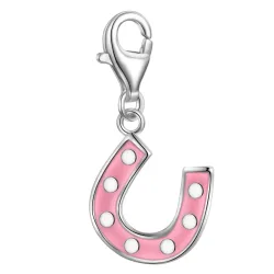 Rafaela Donata Charm Hufeisen aus Sterling Silber in Silber Ketten 1 ct Damen