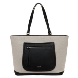 L.CREDI Paola Shopper Tasche 44 cm Handtaschen 1 ct Schwarz Damen