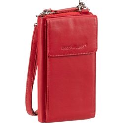 Greenburry Nappa Handytasche RFID Leder 8 cm Handtaschen 1 ct Rot Damen