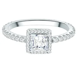 Trilani Ring aus Sterling Silber in silber mit Zirkonia Ringe 1 ct Damen