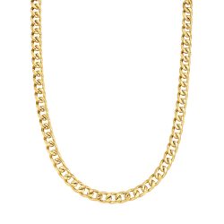 True Rebels Halskette aus Edelstahl in gelbgold Ketten 1 ct Herren