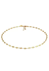 Elli PREMIUM Choker Plättchen Vintage Stern Look 925 Silber Ketten 1 ct Damen