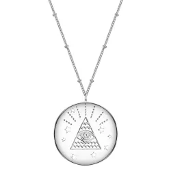 Glanzstücke München Halskette Allsehendes Auge Sterling Silber in Roségold Ketten 1 ct Damen