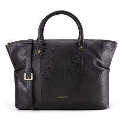 Lazarotti Bologna Leather Shopper Handtaschen 1 ct Schwarz Damen