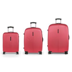 Gabol Paradise XP 4 Rollen Kofferset 3-teilig mit Dehnfalte Reisetaschen 1 ct Rot Herren