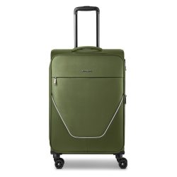 Stratic taska 4 Rollen Trolley M 65 cm mit Dehnfalte Reisetaschen 1 ct Grün Herren