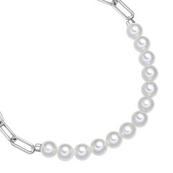 Rafaela Donata Armband aus Sterling Silber in silber mit Muschelkernperle Armbänder & Armreife 1 ct Damen