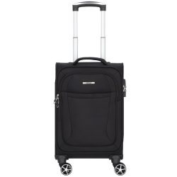 NOWI Edinburgh 4 Rollen Kabinentrolley 50 cm Reisetaschen 1 ct Schwarz Herren