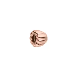 Purelei LEI Flower Stopper Charm 100% Edelstahl Charms & Anhänger 1 ct Hellbraun