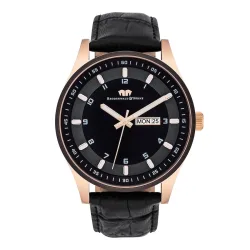 Rhodenwald & Söhne - Armband-Uhr Couragian, 20cm, Schwarz