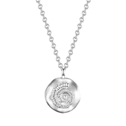 Glanzstücke München Halskette Muschel Sterling Silber in Silber Ketten 1 ct Damen