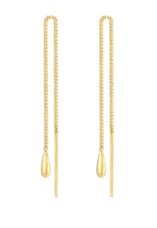 Elli - Ohrringe Hänger Tropfen, One Size, Gold