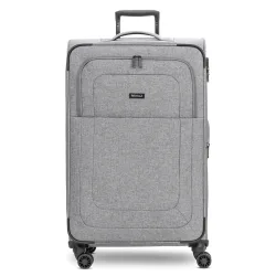 Redolz Essentials 12 LARGE 4 Rollen Trolley 79 cm mit Dehnfalte Koffer & Trolleys 1 ct Grau Herren