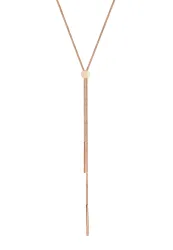 Elli Y-Kette Geo Stab Minimal 925 Silber Ketten 1 ct Damen