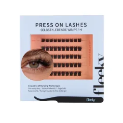 fleeky Press-On Lashes Natural ? natürlicher Look Wimpern 50 Stk