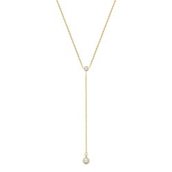 EASTSIDE Halskette aus Edelstahl in Gelbgold mit Zirkonia Ketten 1 ct Damen