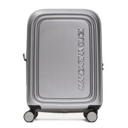 Mandarina Duck Logoduck 4-Rollen Kabinentrolley 55 cm Reisetaschen 1 ct Silber Herren