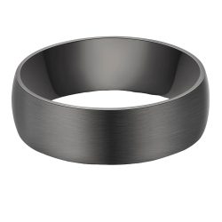True Rebels Ring aus Edelstahl in Gunmetal Ringe 1 ct Herren