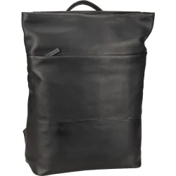 Leonhard Heyden Hamburg Rucksack Leder 46 cm Laptopfach Reisetaschen 1 ct Schwarz Herren