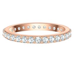 Glanzstücke München Ring aus Sterling Silber in roségold Ringe 1 ct Damen
