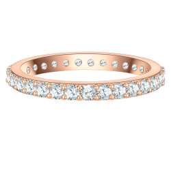 Glanzstücke München Ring aus Sterling Silber in roségold Ringe 1 ct Damen