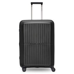 Pactastic Collection 01 4 Rollen Trolley M 67 cm mit Dehnfalte Reisetaschen 1 ct Schwarz Herren