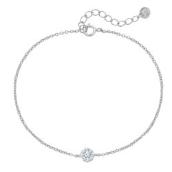 Glanzstücke München Armband aus Sterling Silber in Silber mit Zirkonia Armbänder & Armreife 1 ct Damen