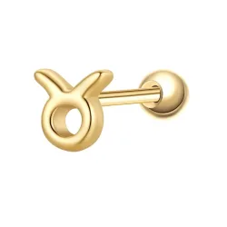 Glanzstücke München Piercing Sterling Silber gelbgold Ohrringe 1 ct Damen
