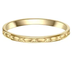 Glanzstücke München Ring Sterling Silber in Gelbgold Ringe 1 ct Damen