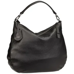 abro Adria Handtasche Leder 34.5 cm (One Size) Handtaschen 1 ct Schwarz Damen