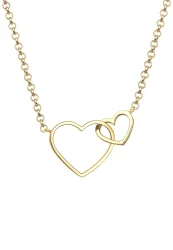 Elli - Halskette Herz Unendlichkeit Liebe, 45cm, Gold